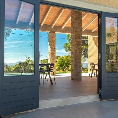 Casa Gemelli With Pool, Airco And Ev Charger Lisciano Niccone
